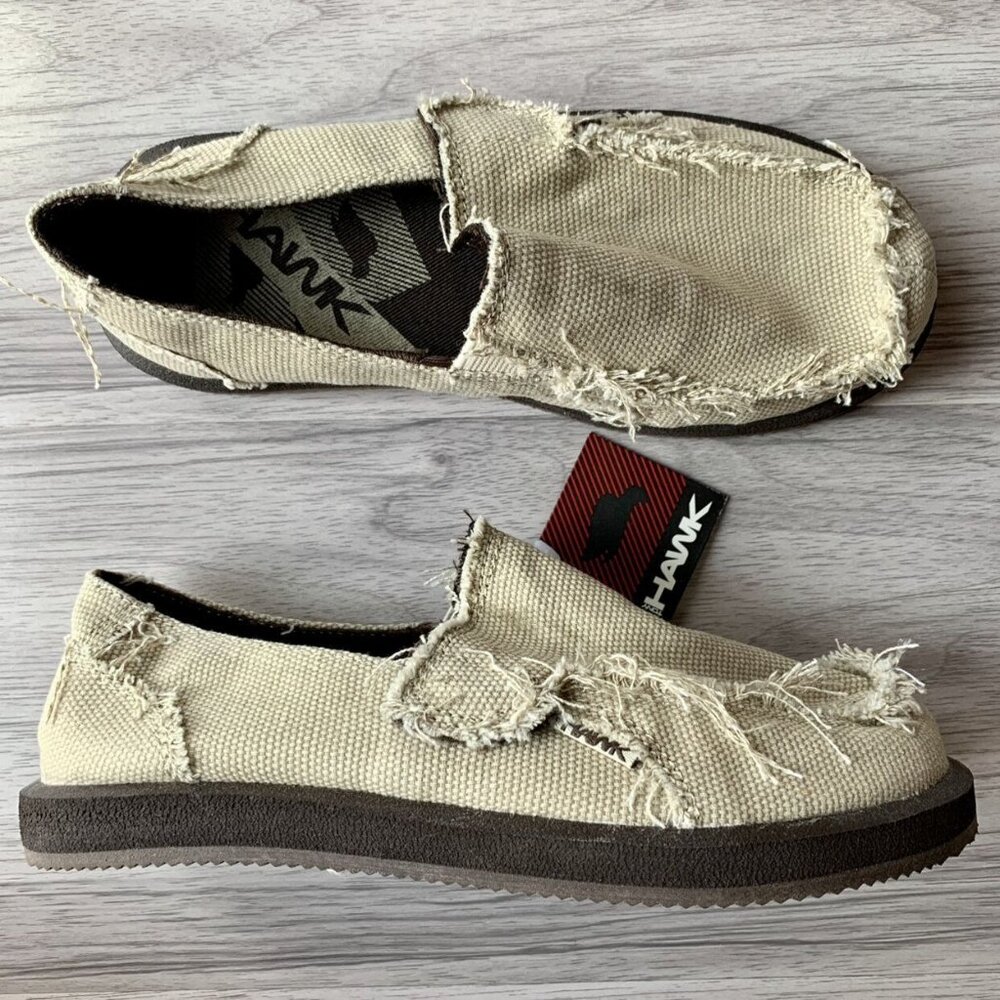 NWT Tony Hawk Talon Tan Casual Slip Ons